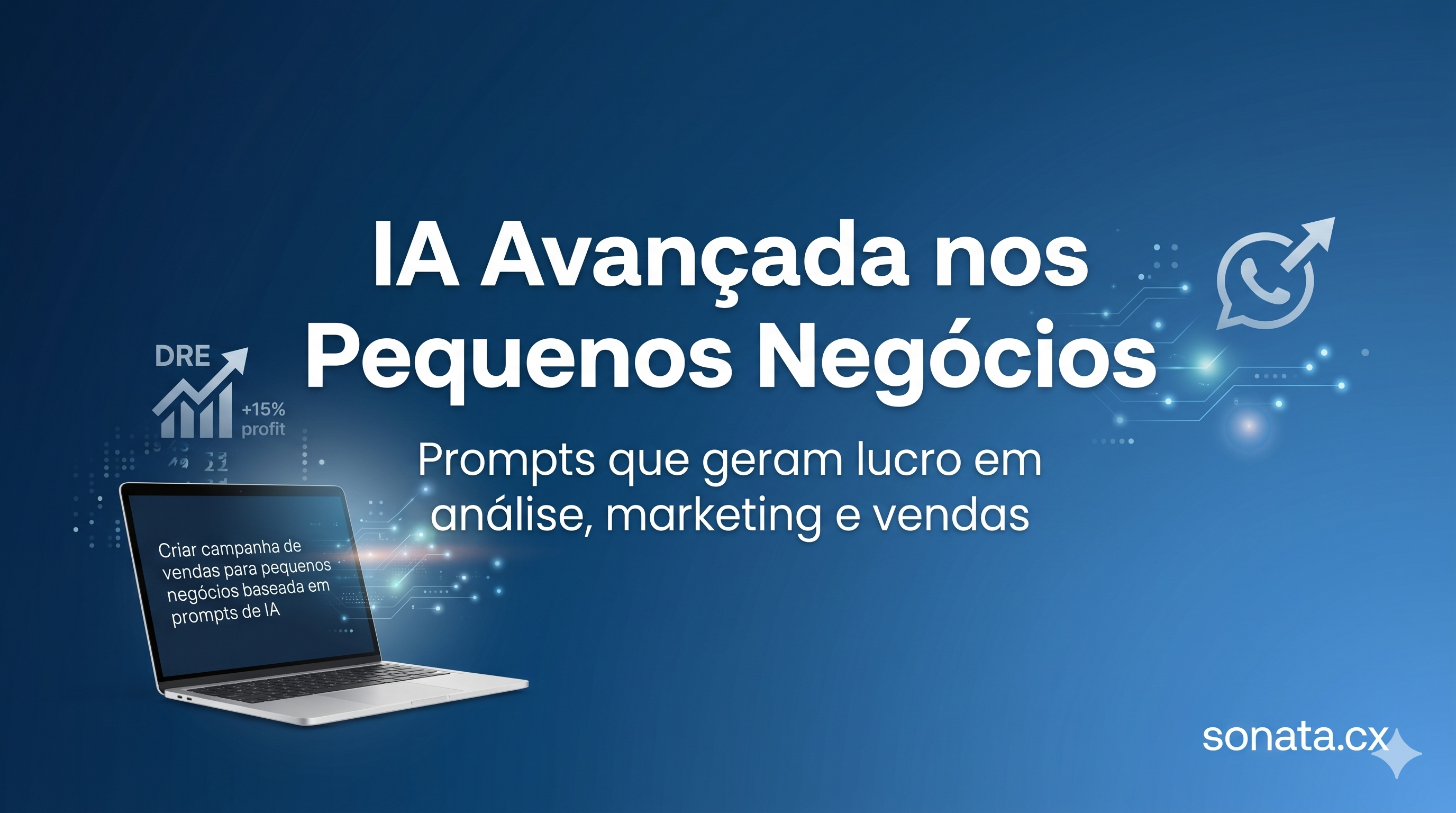 IA avançada nos pequenos negócios: prompts para análise, marketing e vendas que geram lucro